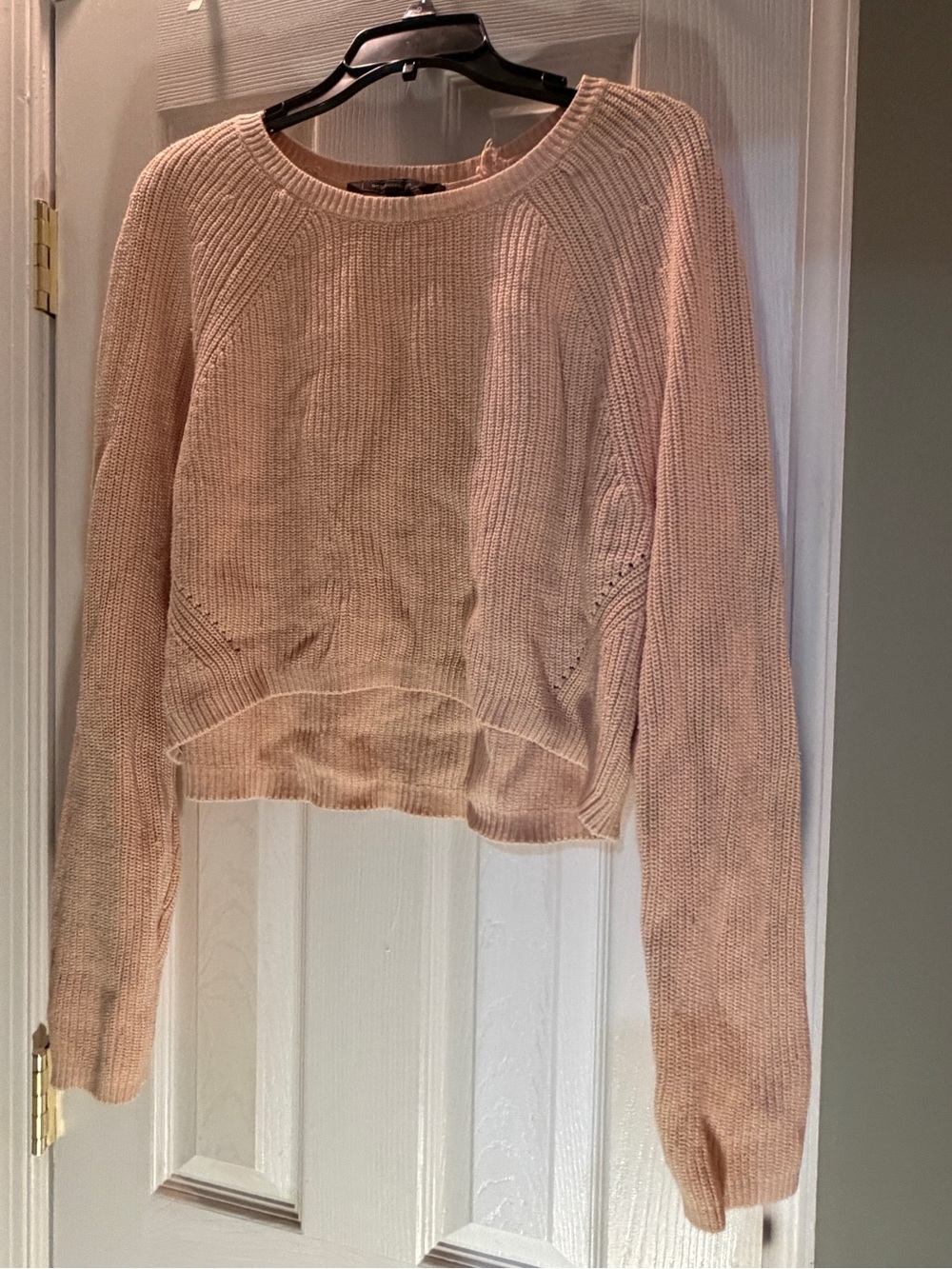 BCBGMaxAzria Blush Crewneck Knit Sweater
